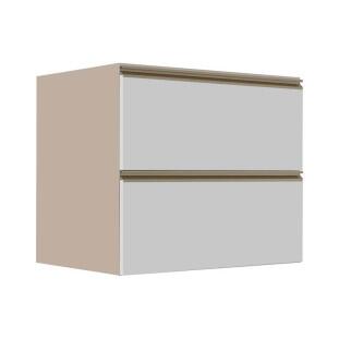 Módulo Balcão 80cm 1 Gaveta 1 Porta Basculante 100% MDF Cozinha Modulada Gold J Robel Fendi/Branco Matte Módulo Balcão 80cm 1 Gaveta 1 Porta Basculante 100% MDF Cozinha Modulada Gold J Robel Fendi/Branco Matte