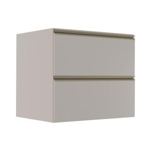 Módulo Balcão 80cm 1 Gaveta 1 Porta Basculante 100% MDF Cozinha Modulada Gold Robel Fendi/Fendi
