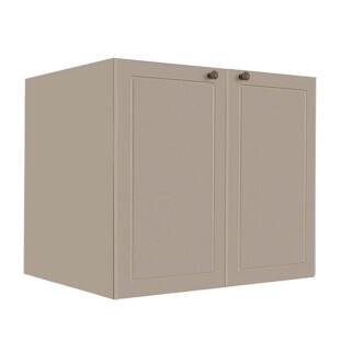 Módulo Balcao 80cm 2 Portas 100% MDF Cozinha Modulada Provence Robel Fendi/Fendi Matte