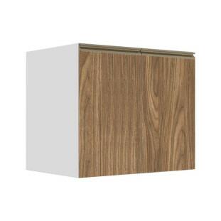 Módulo Balcão 80cm 2 Portas 100% MDF Cozinha Modulada Gold J Robel Branco/Amendoeira BP Módulo Balcão 80cm 2 Portas 100% MDF Cozinha Modulada Gold J Robel Branco/Amendoeira BP