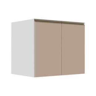 Módulo Balcão 80cm 2 Portas 100% MDF Cozinha Modulada Gold J Robel Branco/Fendi Matte Módulo Balcão 80cm 2 Portas 100% MDF Cozinha Modulada Gold J Robel Branco/Fendi Matte