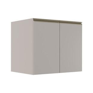 Módulo Balcão 80cm 2 Portas 100% MDF Cozinha Modulada Gold Robel Fendi/Fendi