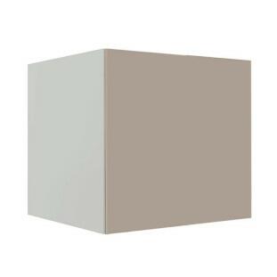 Módulo Balcão 80cm Para Embutir Forno 100% MDF Cozinha Modulada Robel Branco/Fendi Matte