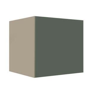 Módulo Balcão 80cm Para Embutir Forno 100% MDF Cozinha Modulada Robel Fendi/Salvia Matte