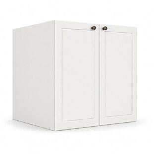 Módulo Balcão 80x68x56cm 2 Portas 100% MDF Cozinha Provence Robel Branco/Branco Matte