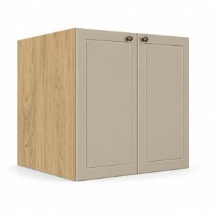 Módulo Balcão 80x68x56cm 2 Portas 100% MDF Cozinha Provence Robel Hanover/Fendi Matte