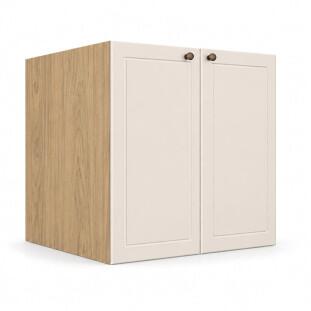 Módulo Balcão 80x68x56cm 2 Portas 100% MDF Cozinha Provence Robel Hanover/Off White Matte