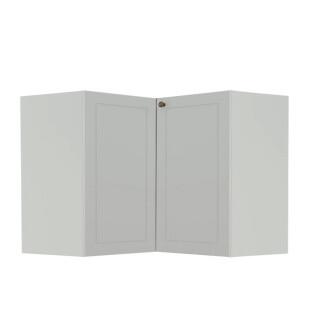 Módulo Balcao de Canto L 94x96cm 100% MDF Cozinha Provence Robel Branco/Branco Matte
