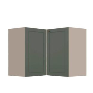 Módulo Balcao de Canto L 94x96cm 100% MDF Cozinha Provence Robel Fendi/Salvia Matte