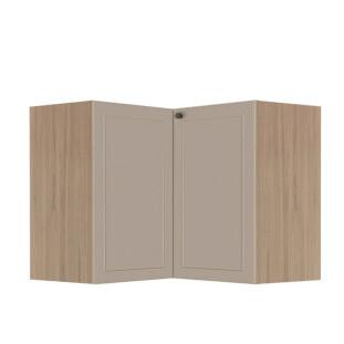 Módulo Balcao de Canto L 94x96cm 100% MDF Cozinha Provence Robel Hanover/Fendi Matte