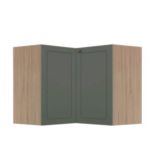 Módulo Balcao de Canto L 94x96cm 100% MDF Cozinha Provence Robel Hanover/Salvia Matte