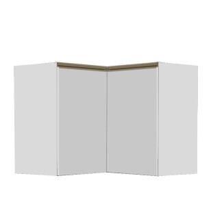 Módulo Balcao de Canto L 94x96cm 100% MDF Cozinha Modulada Gold J Robel Branco/Branco Matte Módulo Balcao de Canto L 94x96cm 100% MDF Cozinha Modulada Gold J Robel Branco/Branco Matte