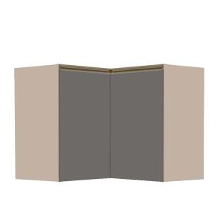 Módulo Balcao de Canto L 94x96cm 100% MDF Cozinha Modulada Gold J Robel Fendi/Cinza Matte Módulo Balcao de Canto L 94x96cm 100% MDF Cozinha Modulada Gold J Robel Fendi/Cinza Matte