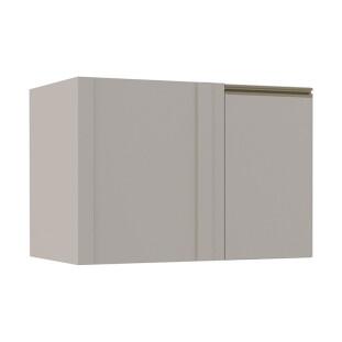 Módulo Balcao De Canto Reto 100cm Direito 100% MDF  Cozinha Modulada Gold Robel Fendi/Fendi
