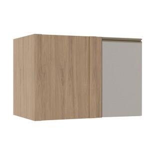 Módulo Balcao De Canto Reto 100cm Direito 100% MDF Cozinha Modulada Gold Robel Hanover/Fendi