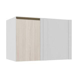 Módulo Balcão De Canto Reto 100cm 100% MDF Cozinha Modulada Gold J Robel Branco/Aspen Módulo Balcão De Canto Reto 100cm 100% MDF Cozinha Modulada Gold J Robel Branco/Aspen