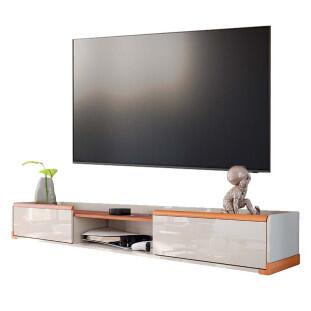 Rack Aparador Bancada Barbearia Suspenso 186cm Atlas Lukaliam Off White