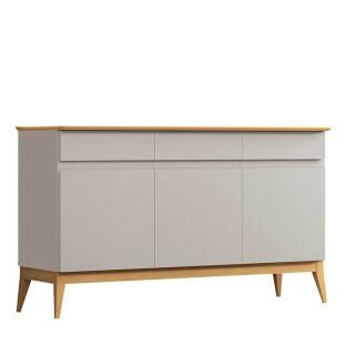 Buffet 140cm Sala Jantar 3 Portas Magnum EDN Fendi/Freijo