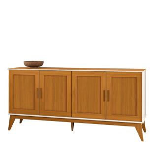 Buffet Sala Jantar 172cm Vintage Provençal 4 Portas Sierra 1.7 EDN Cedro/Off White