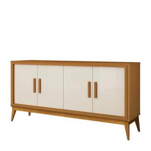 Buffet Sala Jantar 160cm 4 Portas Union EDN Cedro/Off White