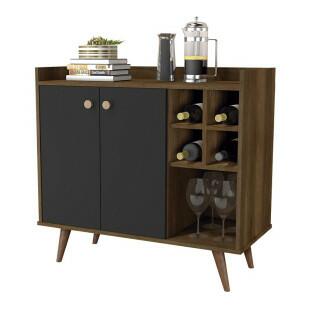 Buffet Adega Cantinho do Café 1212 JB Bechara Canela/Preto