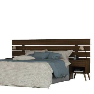 Cabeceira Para Cama Box Casal Qeen ou King Roma Gelius Nogueira