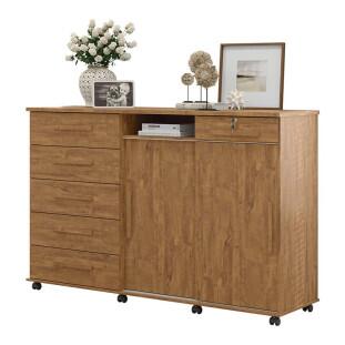 Cômoda Grande Organizadora 176cm Max New Lukaliam Amêndoa