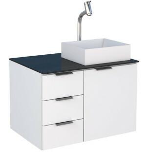 Gabinete Para Banheiro Anajá 60 Cuba Prisma Cozimax Branco