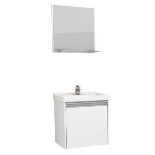 Conjunto Para Banheiro Madeira Rubi 40 Cozimax Branco