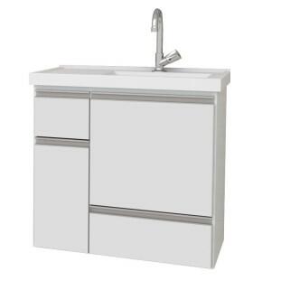 Gabinete Para Banheiro Ibaté 60 Suspenso Cozimax Branco