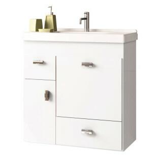 Gabinete Para Banheiro Madeira Orquídea 60 Cozimax Branco