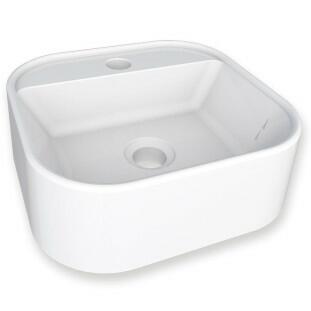 Cuba Para Banheiro 33x31 Mármore Sintético Duna Cozimax Branco