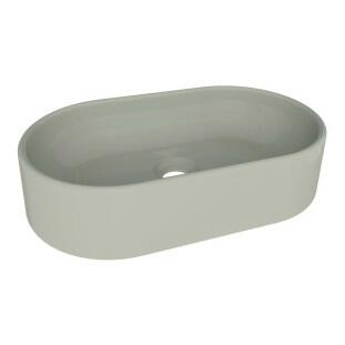 Cuba Para Banheiro Oval 43x25 Mármore Sintético Nimbus Cozimax Cimento