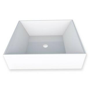 Cuba Para Banheiro 31x27 Mármore Sintético Prisma Cozimax Branco