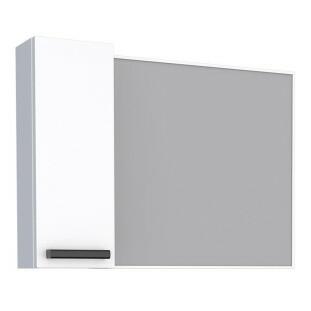 Espelho Para Banheiro Aço Damasco 80 Cozimax Branco