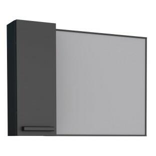 Espelho Para Banheiro Aço Damasco 80 Cozimax Preto