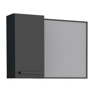 Espelho Para Banheiro Aço Romã 60 Cozimax Preto