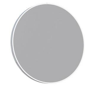 Espelho Para Banheiro Redondo Aço Luna 50 Cozimax Branco