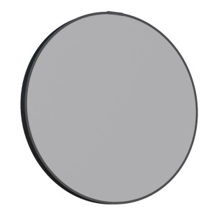 Espelho Para Banheiro Redondo Aço Luna 50 Cozimax Preto