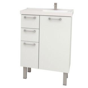 Gabinete Para Banheiro Aço Cereja 60 Cozimax Branco