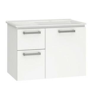 Gabinete Para Banheiro Aço Kiwi 60 Cozimax Branco