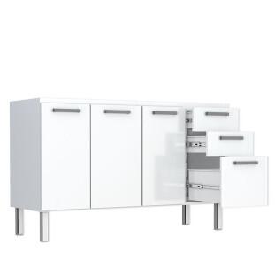Gabinete de Pia 150 Eros Flat 3G Cozimax Branco