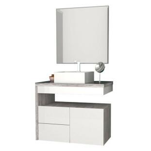 Conjunto Para Banheiro 3 Peças Aimoré 70 Cozimax Branco/Calcare