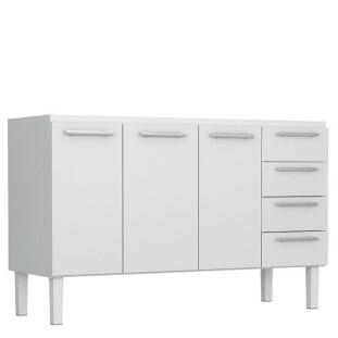 Gabinete de Pia 150 Vênus Flat 4G Cozimax Branco