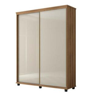 Guarda Roupa 2 Portas Correr 1.8 Versátil Fabrimoveis Freijo/Off White