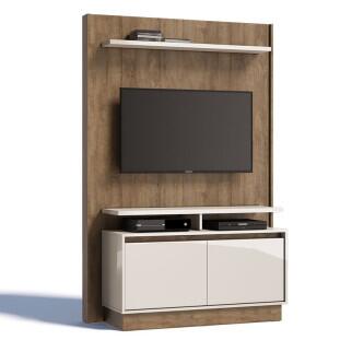 Estante Home Para TV 42 Polegadas Fit 1.2 Imcal Madeira/Off White