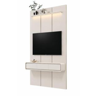 Home Suspenso 135x216cm 2 Gavetas Para TV 50¨ Milano 1.35 EDN Off White
