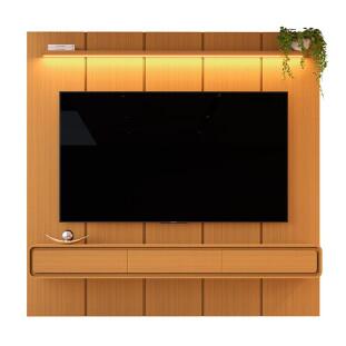 Home Suspenso 225x216cm 3 Gavetas Para TV 85¨ Milano 2.25 EDN Cedro