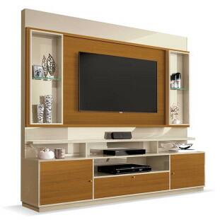 Estante Home Para TV 58 Polegadas Ravello 2.2 EDN Off White/Cedro