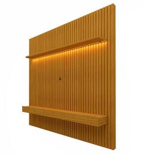 Home Ripado Para TV 75 Polegadas Com LED 184x250 Nobre Gelius Naturale